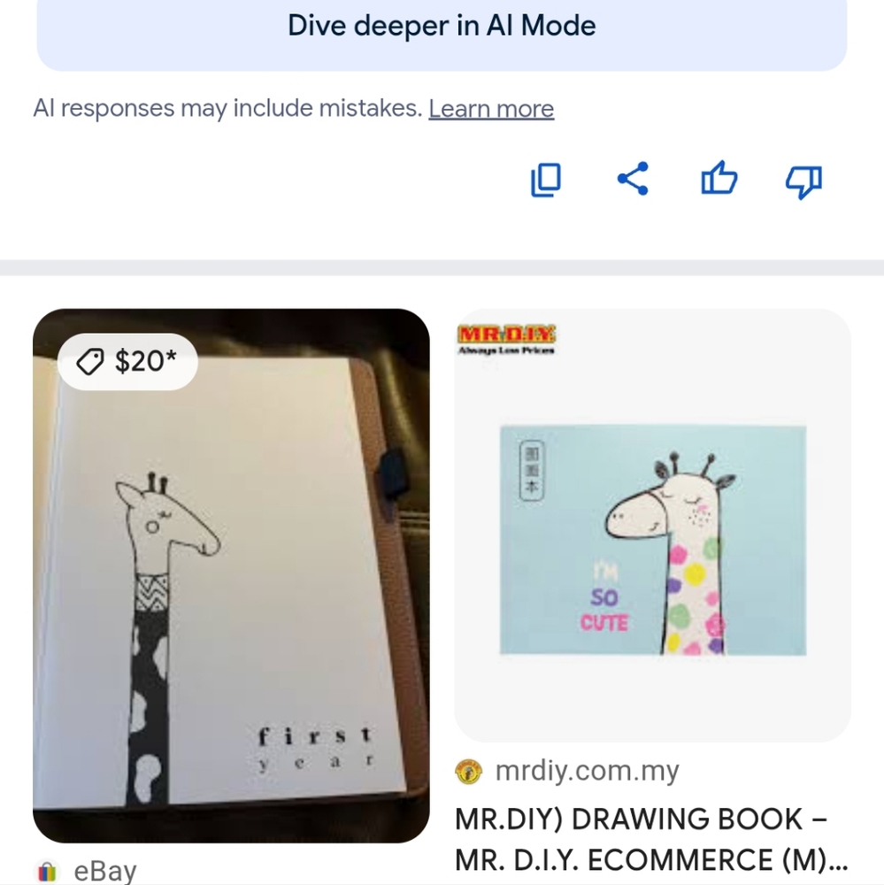 Giraffe-Themed Home Office Planner